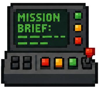 Mission brief console